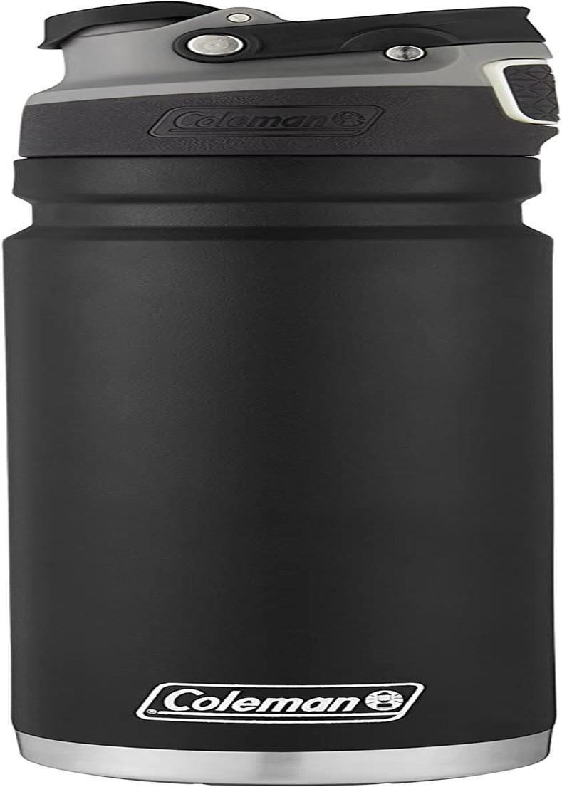 Coleman Freeflow Vacuum-Insulated Stainless Steel Water Bottle with Leak-Proof Lid, 24Oz/40Oz Bottle with Button-Operated Lid & Carry Handle, Keeps Drinks Hot or Cold for Hours - Evallys.com # #