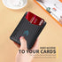 RUNBOX Wallet for Men Slim Rfid Leather 2 ID Window With Gift Box Carbon Black-15 slots - Evallys.com # #