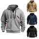 Cotton Dropped Shoulder Hooded Sweatshirt Men's Women's Plus Size Loose Pullover Fashion Sweatshirt - Evallys.com
