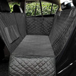 Dog Car Seat Cover View Mesh Pet Carrier Hammock Safety Protector Car Rear Back Seat Mat With Zipper And Pocket For Travel - Evallys.com
