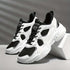 Breathable Sneakers] Chunky Breathable Mesh Sneakers | Men's White & Teal Casual Sneakers with EVA Sole,Design for All Season