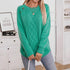 Women's Knitwear Button Loose Pullover Twisted Flower - Evallys.com # #