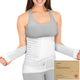 3 in 1 Postpartum Belly Support Recovery Wrap – Postpartum Belly Band, After Birth Brace, Slimming Girdles, Body Shaper Waist Shapewear,Post Surgery Pregnancy Belly Support Band (Matte White, M/L) Matte White - Evallys.com