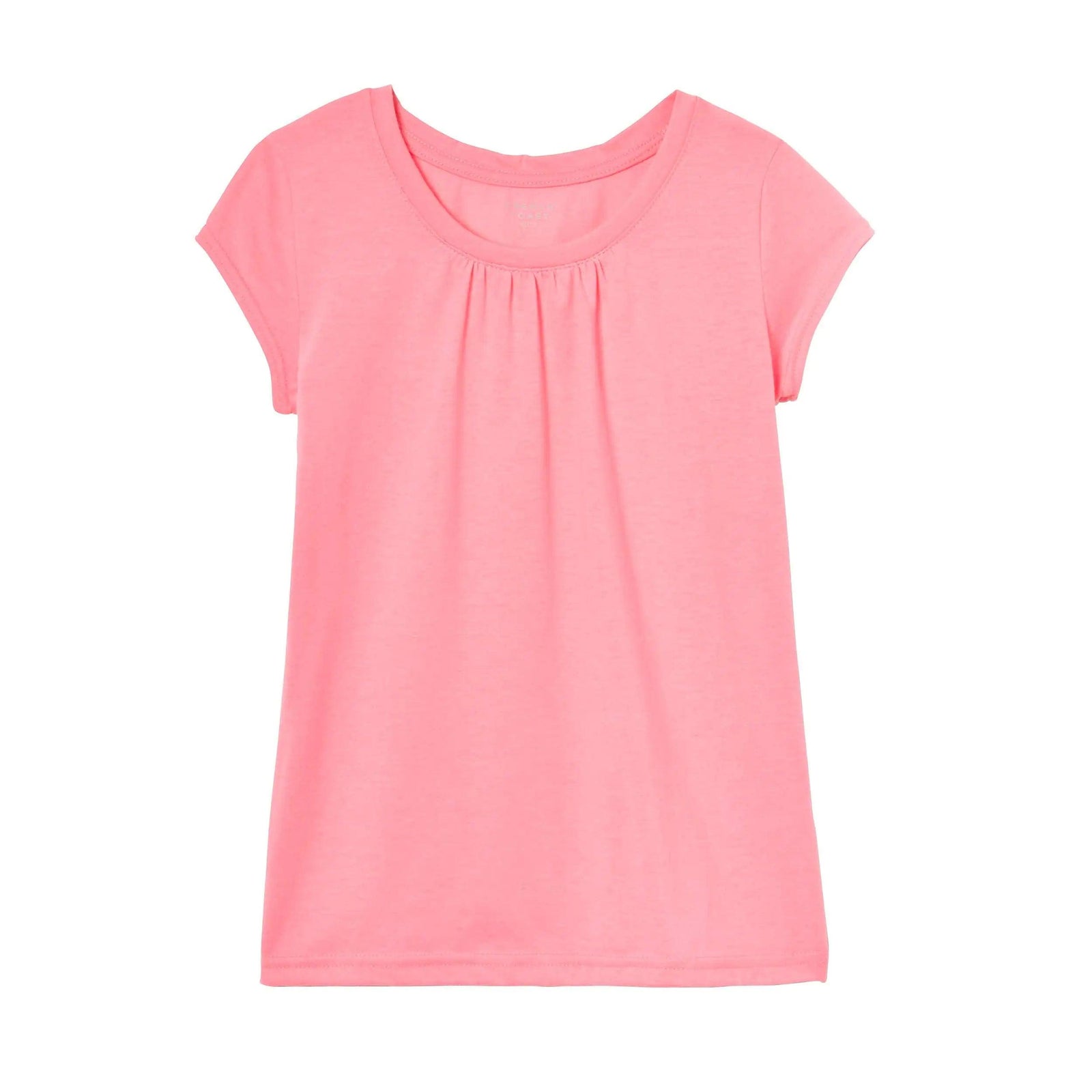 French Toast Girls' Short Sleeve Crewneck T-Shirt Tee 2T Pink Pizzazz - Evallys.com # #