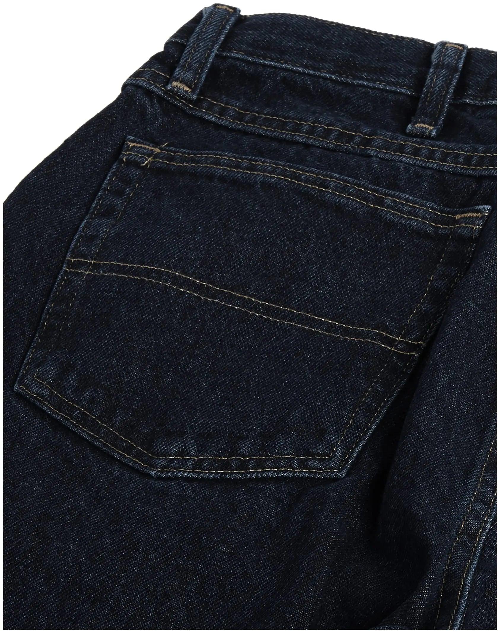 Wrangler Authentics Men's Classic 5-Pocket Regular Fit Cotton Jean 40W x 32L Dark Rinse - Evallys.com # #