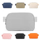 ZPN Mini Fanny Pack Gray Belt Bag for Women and Men, Fashionable Waterproof Waist Pack with Adjustable Strap for Traveling, Hiking, Jogging, Cycling - Evallys.com