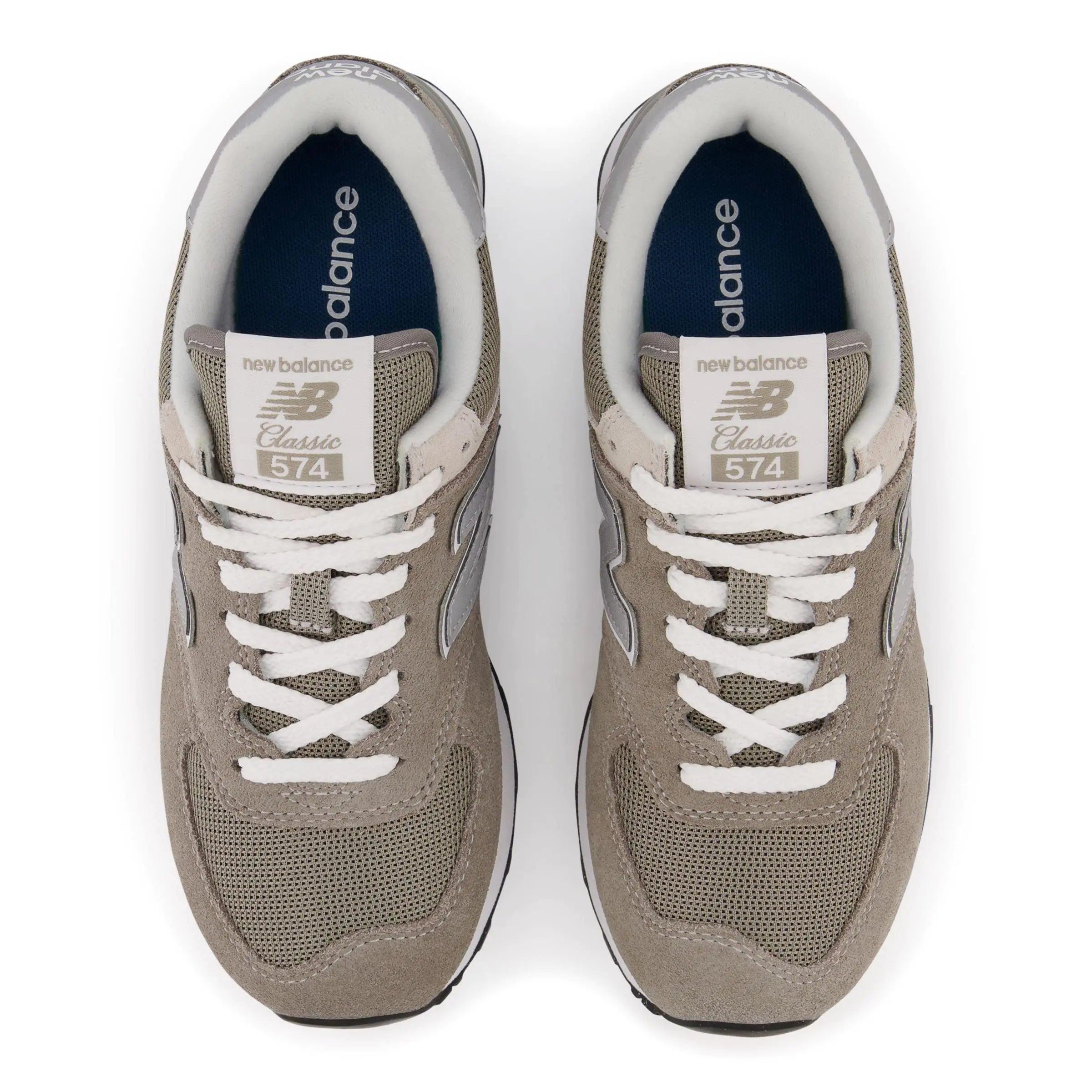 New Balance Women's 574 Core Sneaker 8 Grey/White-grey - Evallys.com # #