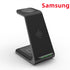 3 In 1 Fast Charging Station Wireless Charger Stand Wireless Quick Charge Dock For Phone Holder - Evallys.com