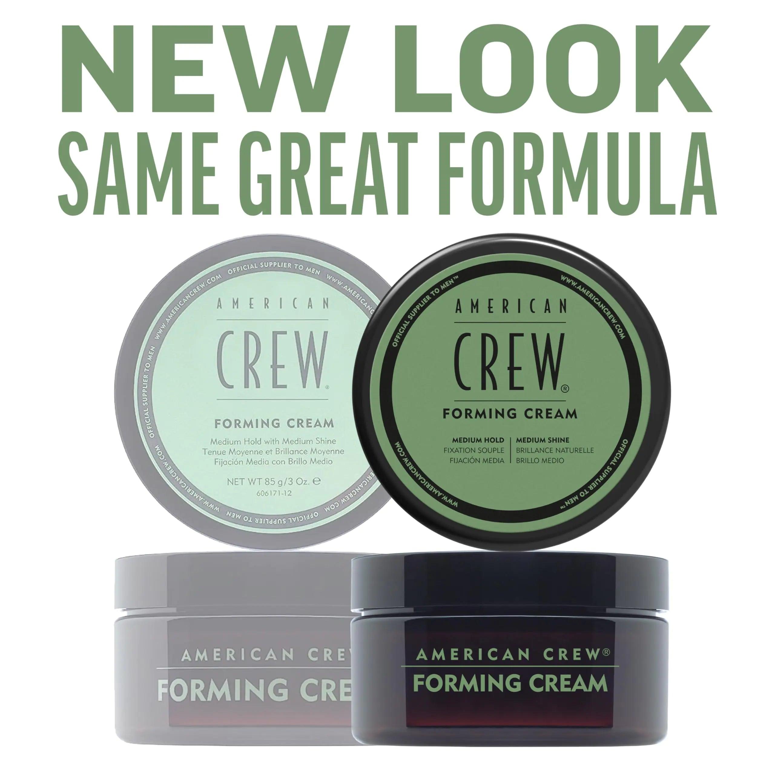 American Crew Men's Hair Forming Cream, Like Hair Gel with Medium Hold & Medium Shine, 3 Oz (Pack of 1) 3 Ounce (Pack of 1) - Evallys.com # #