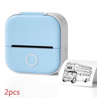 Portable Mini Thermal Label Printer Home Photo Printer Student Wrong Question Printer Bluetooth Mini Label Printer Price Tag - Evallys.com # #