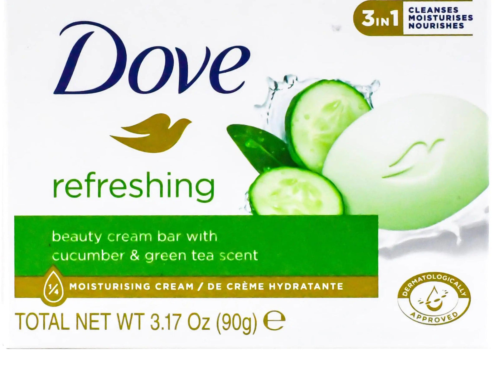 Dove, Beauty Bar Soap Variety Pack of 14, Go Fresh, Shea Butter, Coconut Milk, White, Pampering, Restoring, Exfoliating - 90g (7 Scents, 2 of Each) - Evallys.com # #