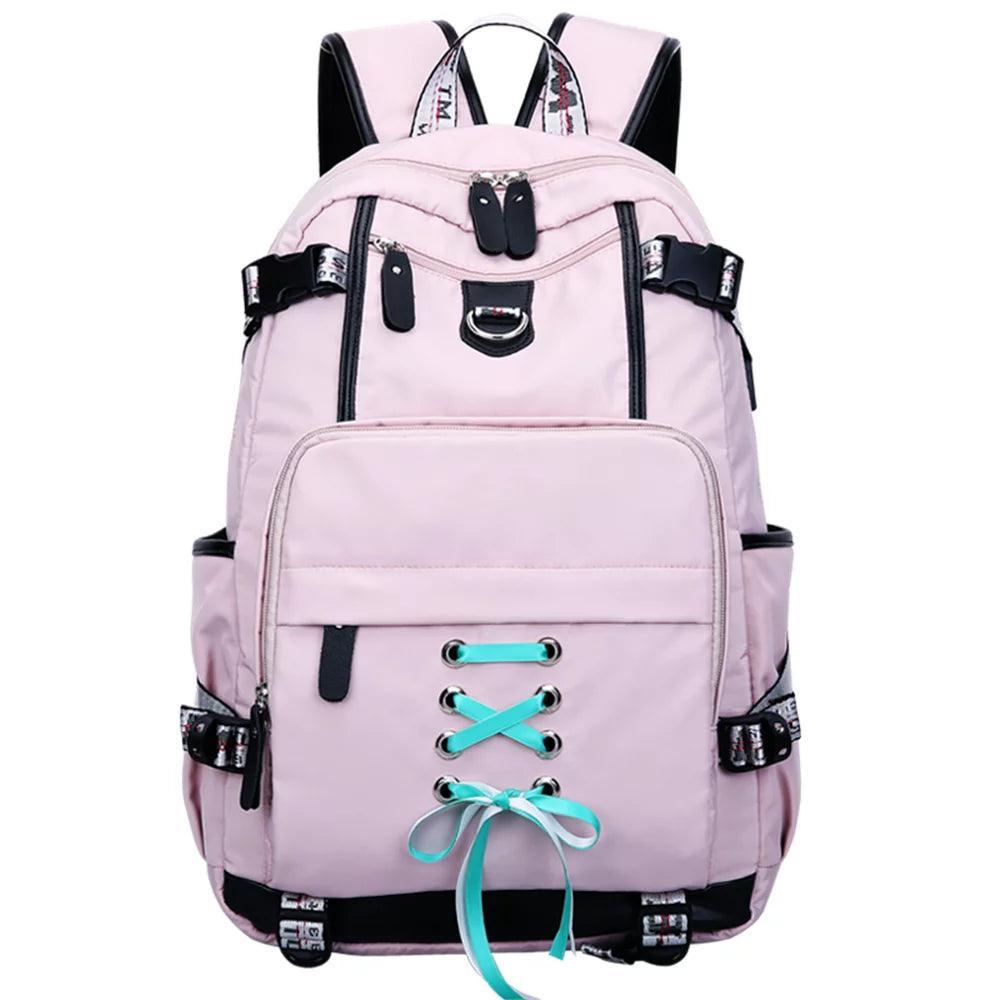 Women Teen Girls Fashion Backpack with USB Port College School Bags Girls Cute Bookbags Student Laptop Bag Pack, Back to School Backpacks - Evallys.com # #