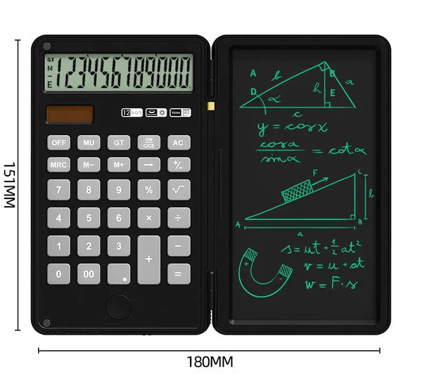 Calculator Tablet Office Portable 12 Bit Display - Evallys.com