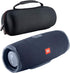 Boomph JBL Charge 4 Portable Waterproof Wireless Bluetooth Speaker Bundle Portable Hard Carrying Protective Case - Blue - Evallys.com # #