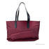 Burberry Medium Burgundy Logo Nylon Tote Shoulder Bag - Evallys.com # #