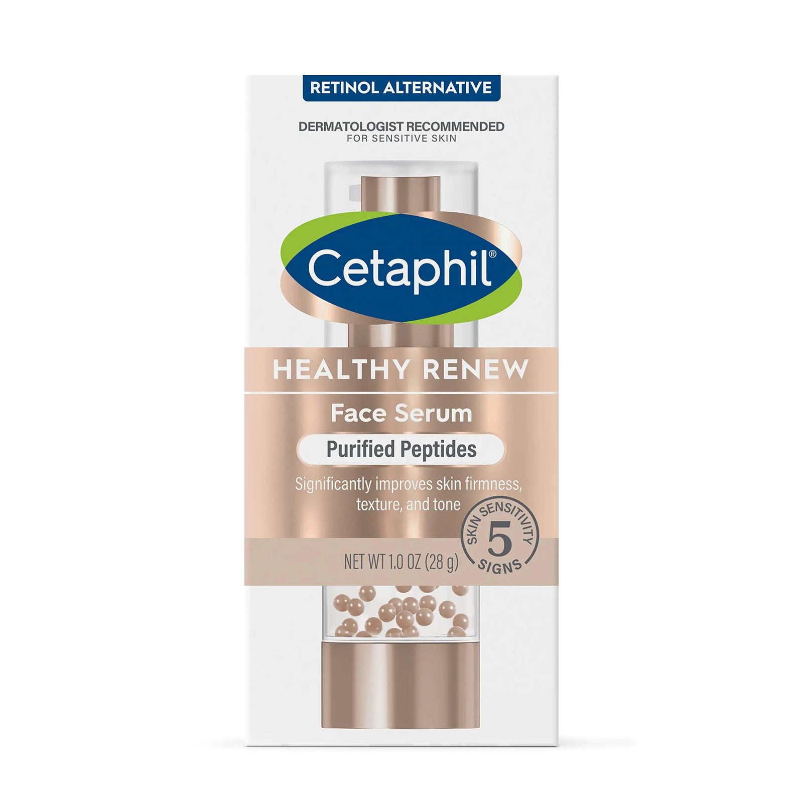 Cetaphil Healthy Renew Anti Aging Face Serum 1 Oz, Retinol Alternative Serum for Face with Niacinamide & Peptides, Skincare for Sensitive Skin with Vitamin B Complex, Fragrance Free NEW 1oz - Evallys.com # #