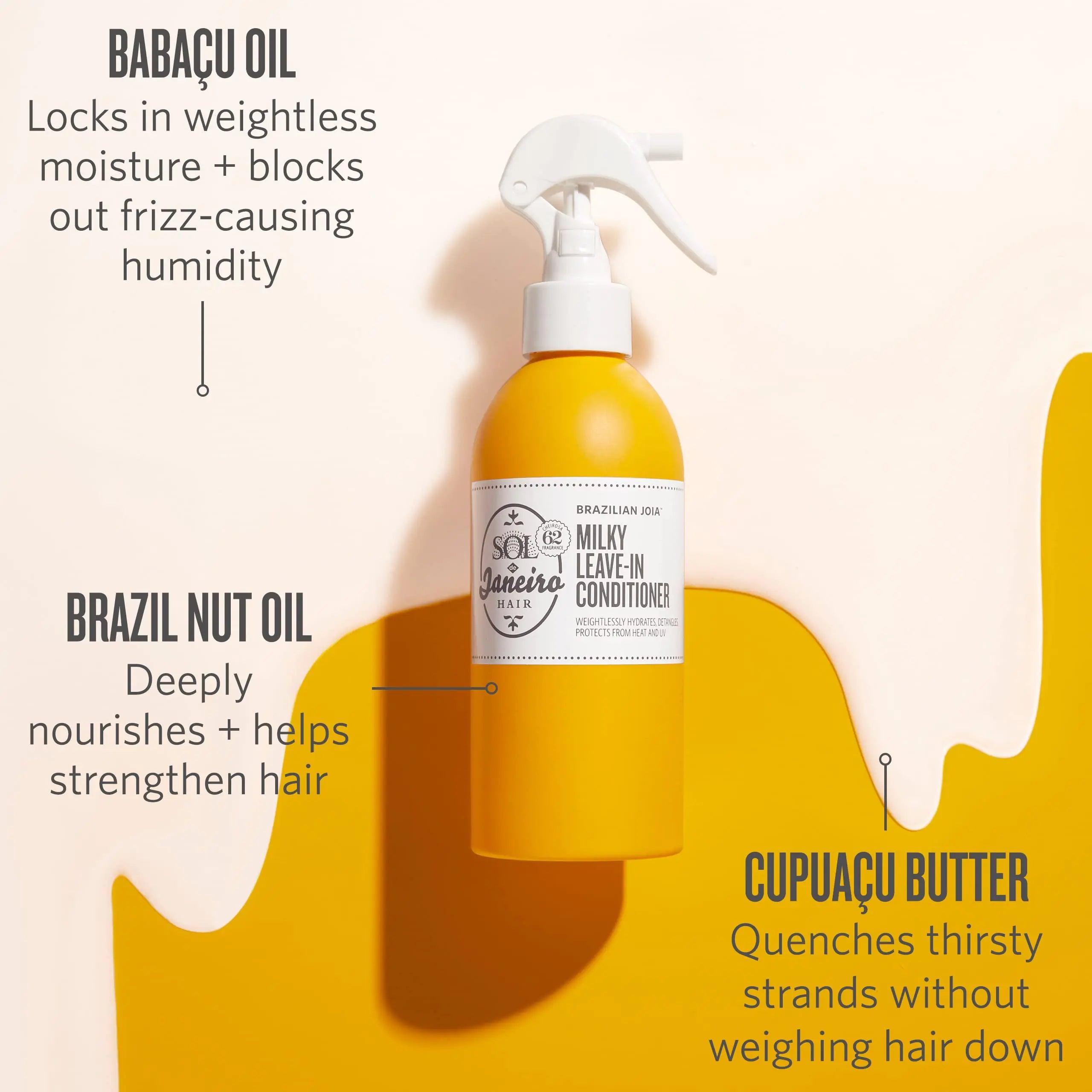 SOL DE JANEIRO Brazilian Milky Leave-In Conditioner | Fights Frizz | Detangles | Protects from Heat - Evallys.com # #