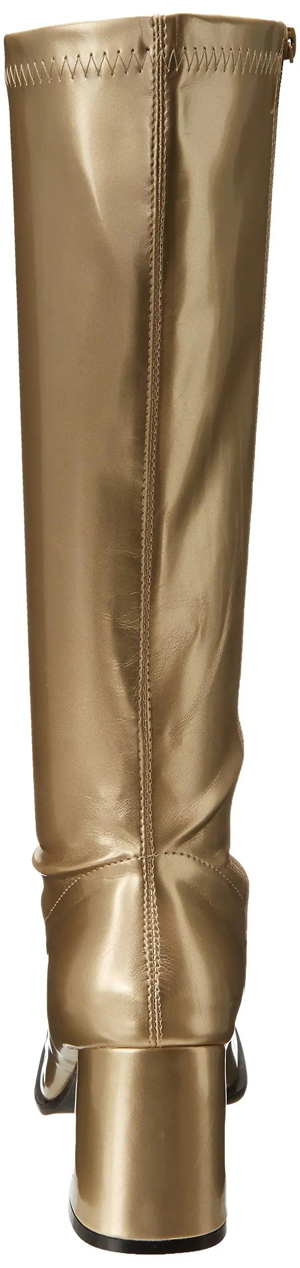 Ellie Shoes Women's Gogo Knee High Boot 9 Gold - Evallys.com # #