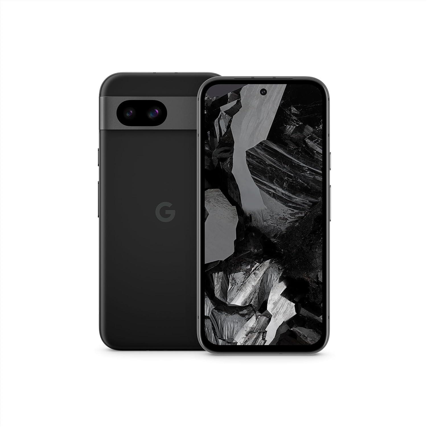 Google Pixel 8A - Unlocked Android Phone with Google AI, Advanced Pixel Camera and 24-Hour Battery - Obsidian - 128 GB - Evallys.com # #