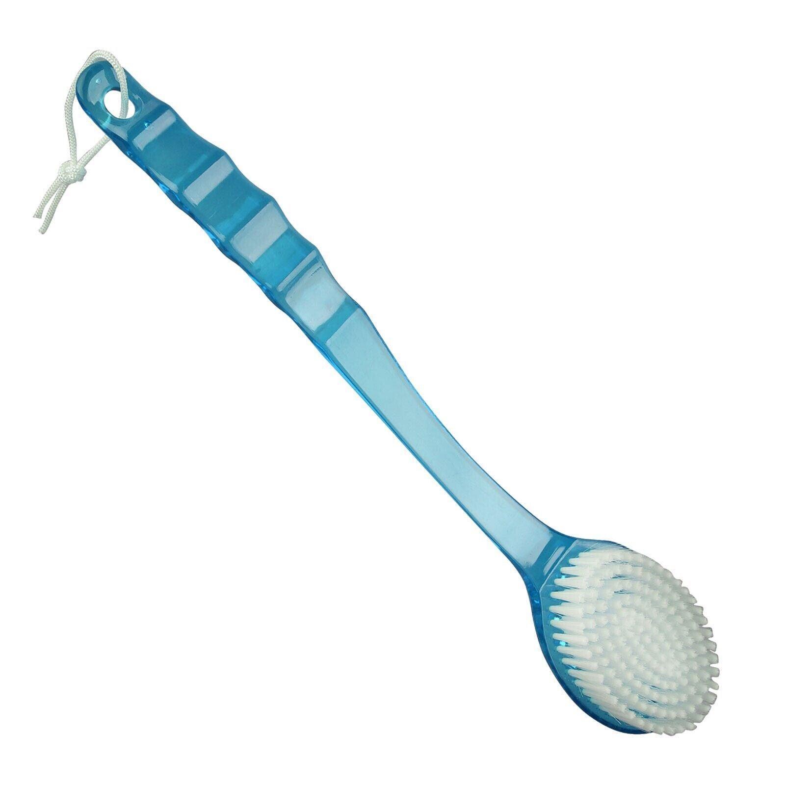 Back Body Shower BrushLong Handle Exfoliating Skin Spa Bath Soft Scrubber Clean - Evallys.com # #