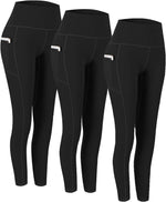 Fengbay 2 Pack High Waist Yoga Pants, Pocket Yoga Pants Tummy Control Workout Running 4 Way Stretch Yoga Leggings - Evallys.com # #