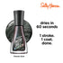Sally Hansen Insta-Dri® Holo-Glow, Chrome Zone, Quick Dry, Long Lasting, Streak-Free Shine, Metallic Black Nail Polish 0.3 Fl Oz (Pack of 1) - Evallys.com # #