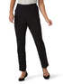 Chic Classic Collection Womens Stretch Elastic Waist Pull-On Legging Pant 14 Petite Black Denim - Evallys.com # #