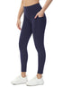 BALEAF Women's Fleece Lined Leggings Water Resistant Thermal Winter Warm Tights High Waisted with Pockets Running Gear 3X-Large Petite-25"-navy - Evallys.com # #