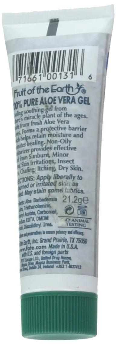 Fruit of the Earth Aloe Vera Gel - 0.75oz Tube (1 Case - 36 Units) 0.75 Ounce (Pack of 1) - Evallys.com # #