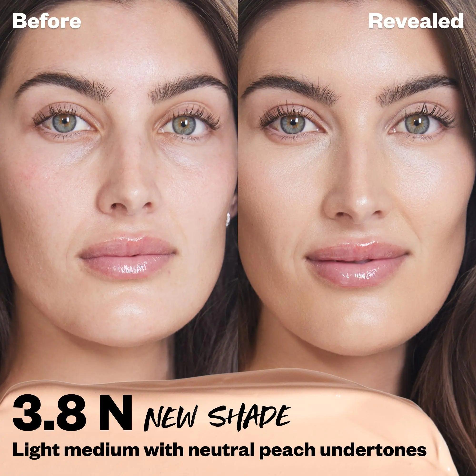 Kosas Revealer Concealer - Medium Coverage Makeup with Hyaluronic Acid, Conceals Dark Circles Under Eyes, Dark Spots and Blemishes + Brightens, Hydrates, Long-Lasting & Vegan, (Tone 3.8 N) 0.2 Fl Oz (Pack of 1) Tone 3.8 N - Evallys.com # #