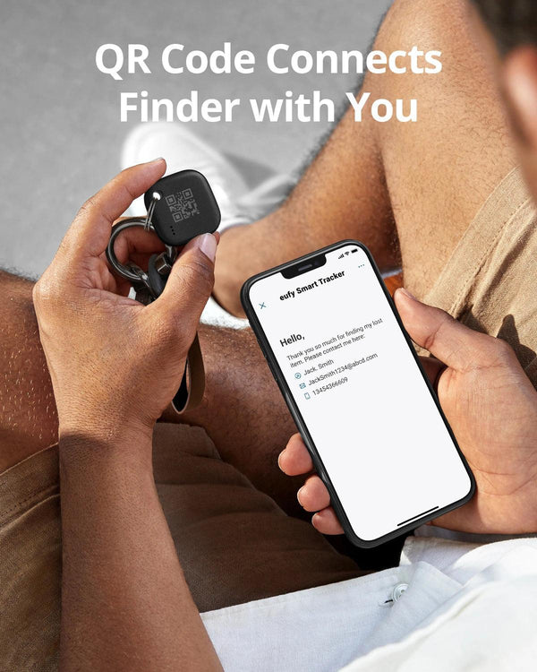 eufy Security SmartTrack Link Works With Apple Find My Key Finder Bluetooth Tracker Tag For Earbuds & Luggage Phone Finder IOS - Evallys.com # #