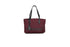 Burberry Small Burgundy Logo Branded Econyl Nylon Tote Bag - Evallys.com # #