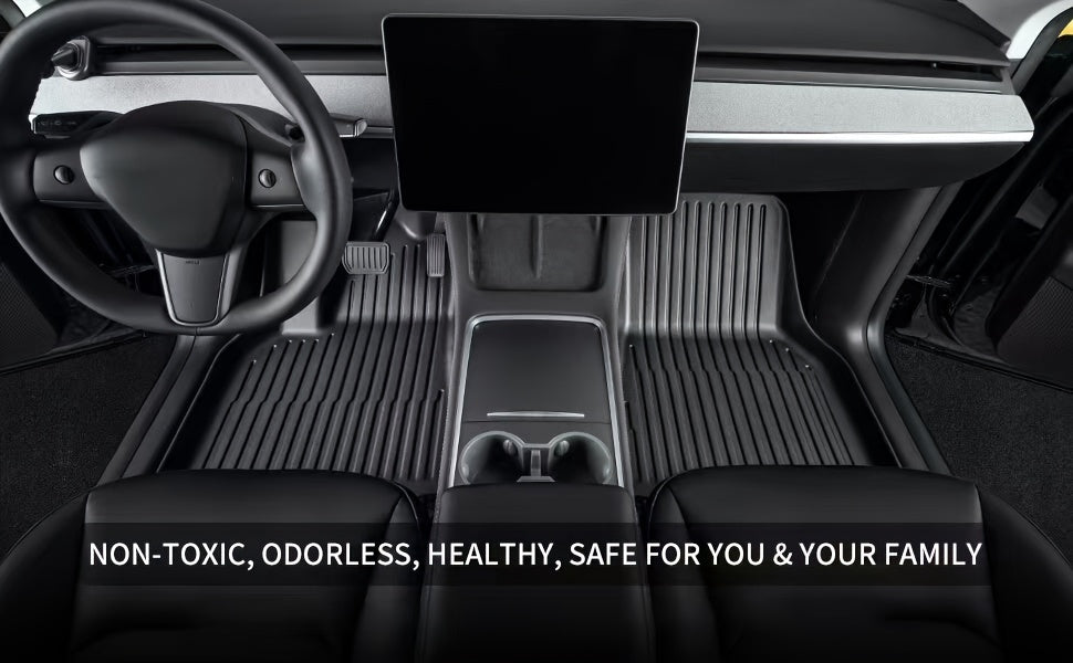 Fruka Floor & Trunk Mats for Tesla Model Y 5-Seater (2020–2024), TPE