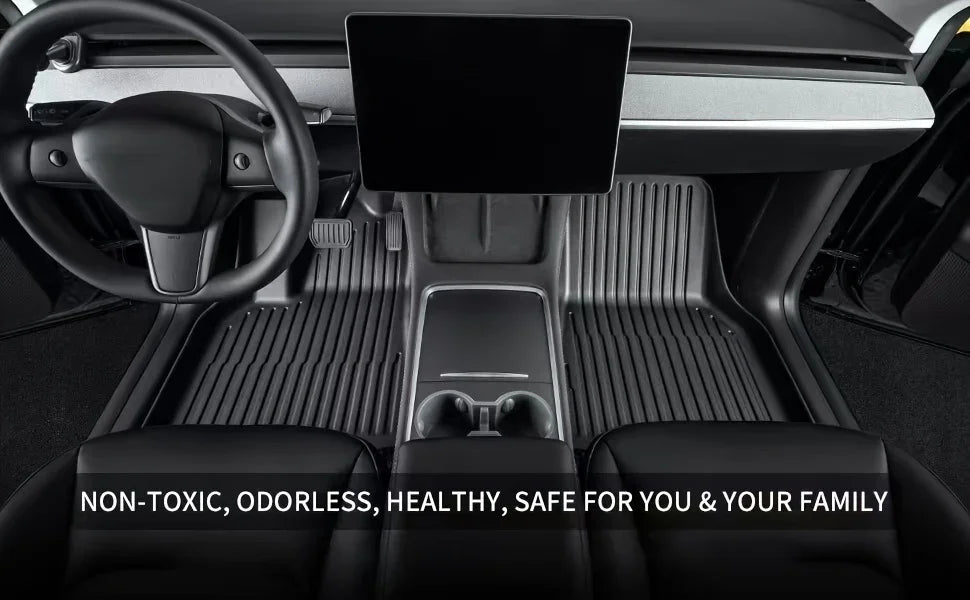 Fruka Floor & Trunk Mats for Tesla Model Y 5-Seater (2020–2024), TPE