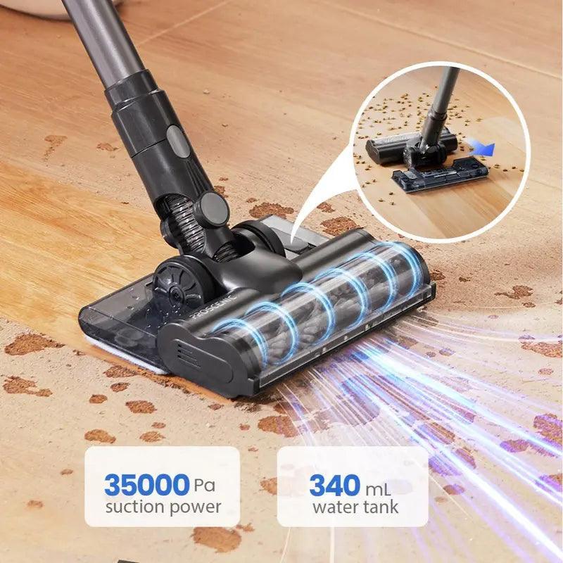 Proscenic P11 Mopping Wet Dry Cordless Vacuum and Mop Combo All in One,Proscenic Vacuum Cleaners for Home,High Suction Lightweight Stick Vacuum with LED Display,Long Runtime Ease of Use Vacuum for Pet Hair - Evallys.com # #