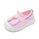 Eashi Baby Boy Girl Non-Skid Indoor Infant Walking Shoes Breathable Warm Elastic Sock Shoes with Memory Sole Protect Toes Outdoor Sneakers 9-12 Months Infant Pink - Evallys.com