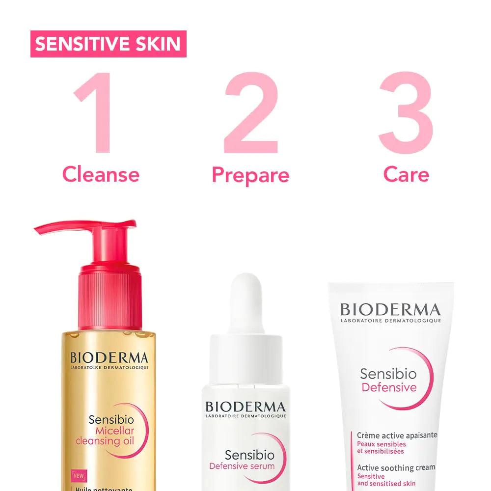 Bioderma Sensibio Micellar Cleansing Oil, 1st Ecobiological Micellar Oil Formula Cleanser That Deeply Cleanses, Soothes & Nourishes Skin with Oil-to-Milk Texture, Fragrance-Free, & Gentle To Skin - Evallys.com # #