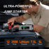 Jump Starter With Air Compressor And Air Pump, 2500A Battery Jump Starter With 150PSI Tire Inflator, Up To 7.5L Gas   5.0L Diesel Engine, 2 LED Screen For Car Tires, Air Mattress, Inflatables - Evallys.com # #