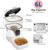 Pet Feeder,6L Automatic Pet Feeder for Cats and Dogs,1080P Camera,App Control,Voice Recorder,Timed Feeder for Schedule Feeding, Dual Power Supply,Wifi Pet Food Dispenser with App Control - Evallys.com # #