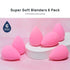 AOA Studio Collection makeup Sponge Set Latex Free and High-definition Set of 6 makeup Wonder blender For Powder Cream and Liquid, Super Soft Wonder Beauty Cosmetic - Evallys.com # #