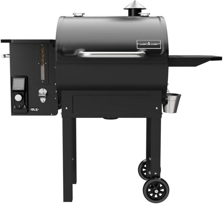 Camp Chef DLX Pellet Grill & Smoker - Outdoor Pellet Smoker & Grill with a PID Gen 2 Digital Controller - Black - Evallys.com # #