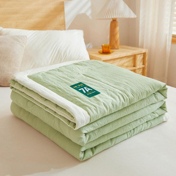 Antibacterial Raw Cotton Washable Summer Cool Quilt - Evallys.com # #