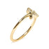 10K Yellow Gold 1/10 Cttw Diamond Leaf and Branch Ring (H-I Color, I1-I2 Clarity) - Evallys.com # #