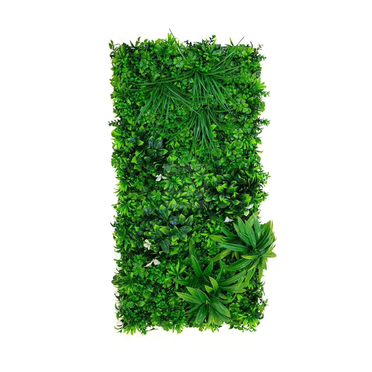 Artificial White Oasis Living Wall Garden 28SQ FT UV Resistant - Evallys.com # #