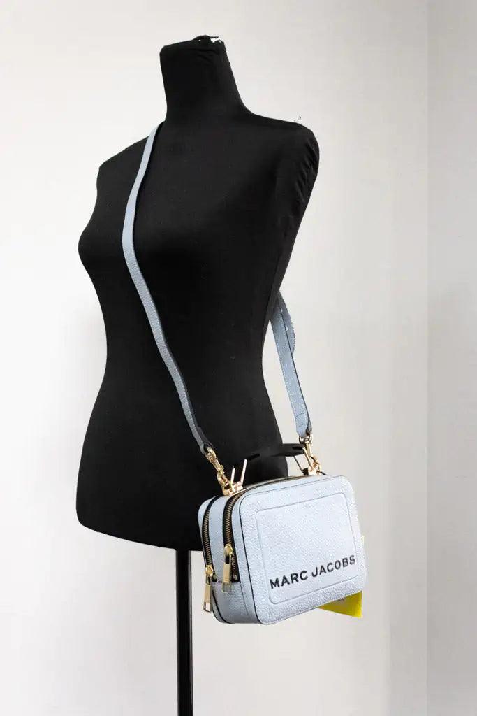 Marc Jacobs The Box Quarry Leather Top Handle Bag - Evallys.com # #