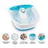 Homedics Bubble Mate Foot Spa, Toe Touch Controlled Foot Bath with Invigorating Bubbles and Splash Proof, Raised Massage nodes and Removable Pumice Stone Standard - Evallys.com # #