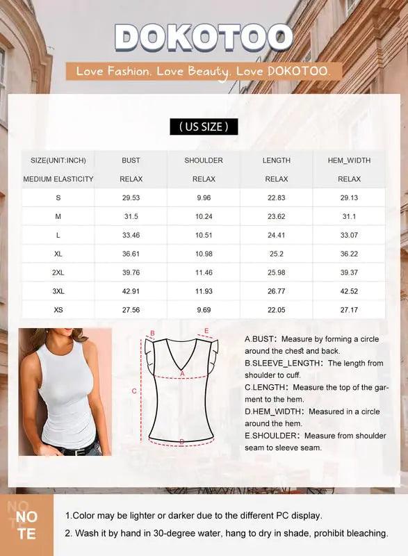 Dokotoo Womens Ladies Ribbed Thick Strap Racerback Tight Slim Fitted Sporty Workout Tank Tops XX-Large Solid2 Royal Blue - Evallys.com # #