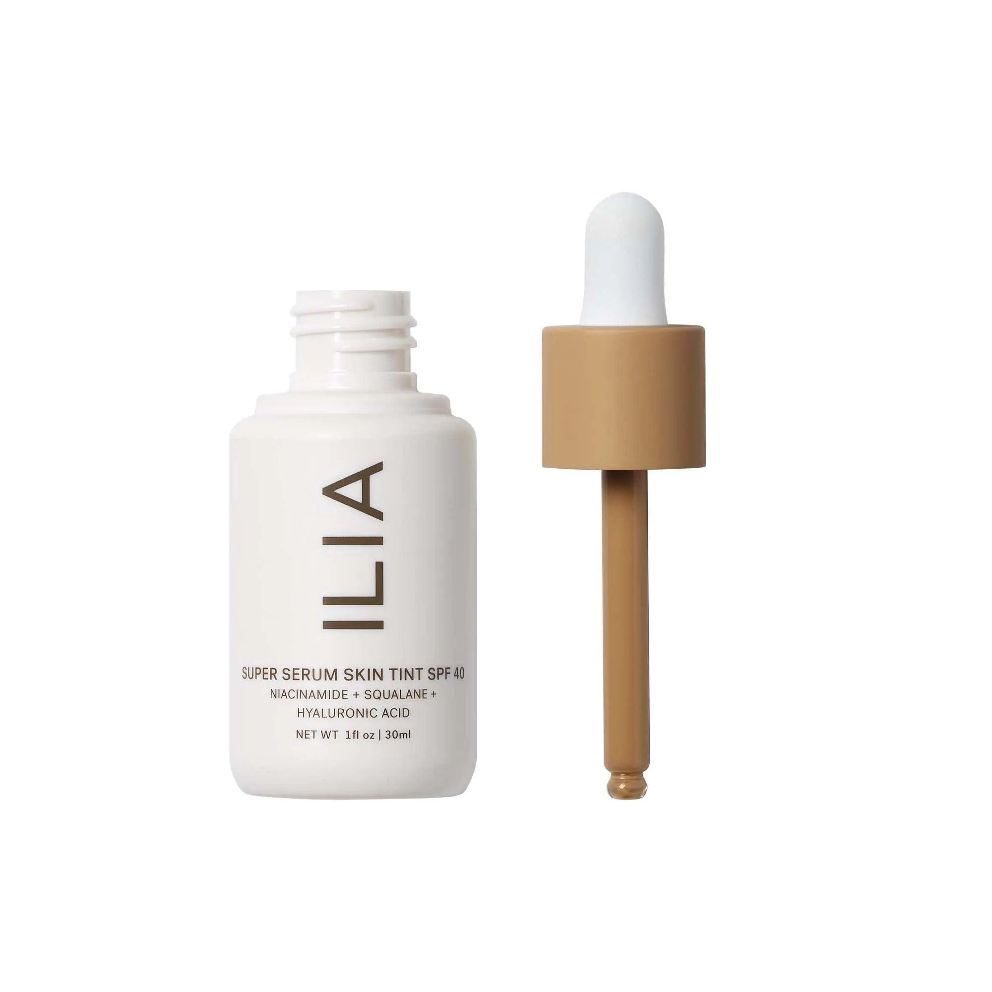 ILIA - Super Serum Skin Tint SPF 40 | Non-Comedogenic, Vegan, LIghtweight to Help Against Blue Light, + Pollution while Hydrating, Smoothing, + Refining (Matira ST11, 1 fl oz | 30 ml) ST11 Matira (Medium, Cool Undertones) - Evallys.com # #