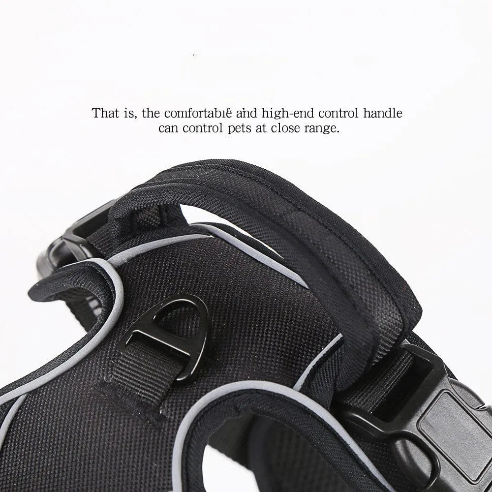Dog Harness No Pull Breathable Reflective Pet Harness Vest - Evallys.com # #