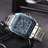 Men's 3-pin Quartz Square All-steel Watch - Evallys.com # #